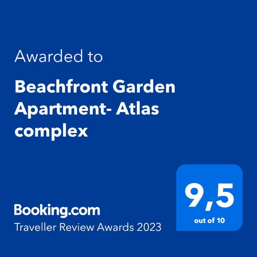 Beachfront Garden Apartment- Atlas Complex Loutráki Eksteriør billede